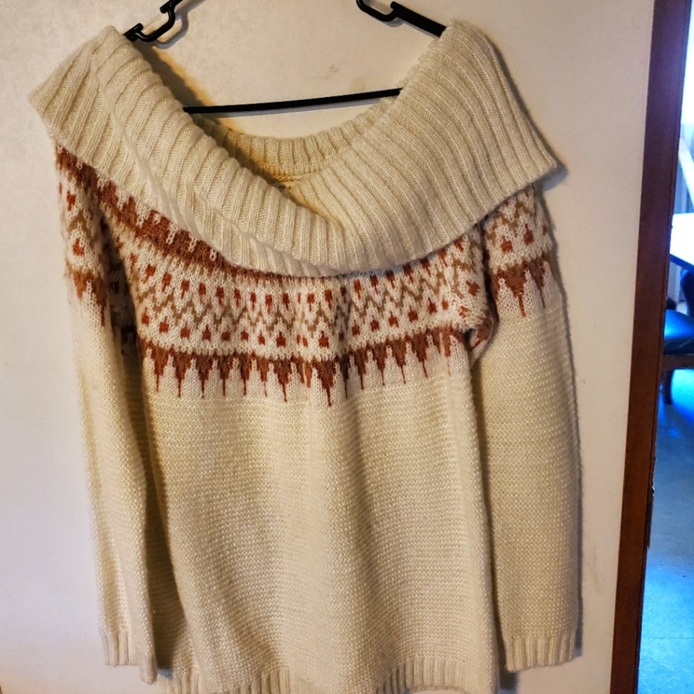Matrices Cream Sweater